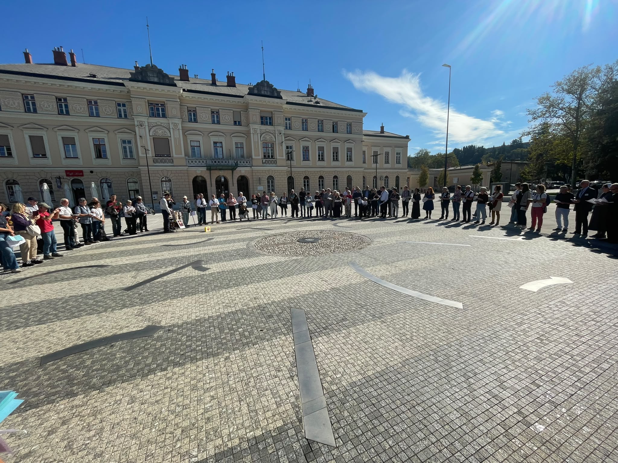 Immagine per Da Chemnitz ad Assisi e si fermano a Gorizia: in Transalpina si prega per la pace in tre lingue