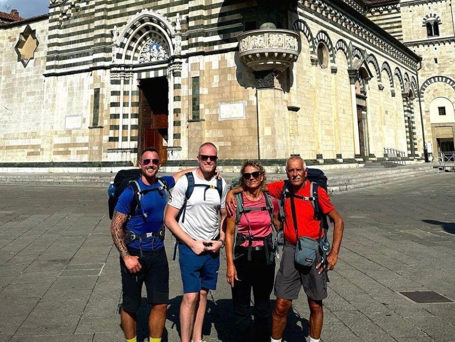 Immagine per Ecco il Cammino di San Jacopo, quattro turisti di Cormons a piedi in Toscana
