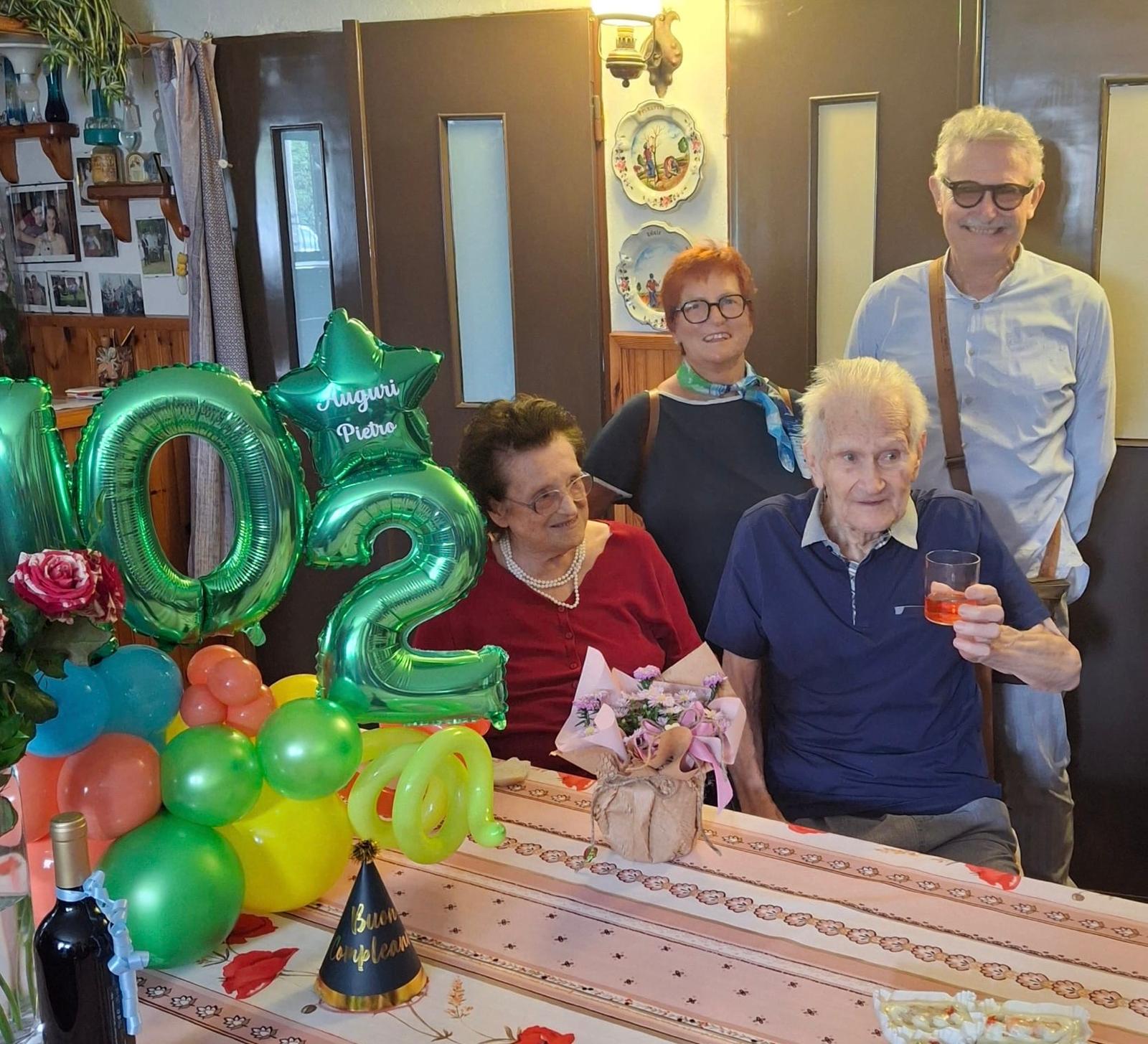 Copertina per Moraro festeggia i 102 anni di Pietro ‘Ieri Tor’ Bastiani