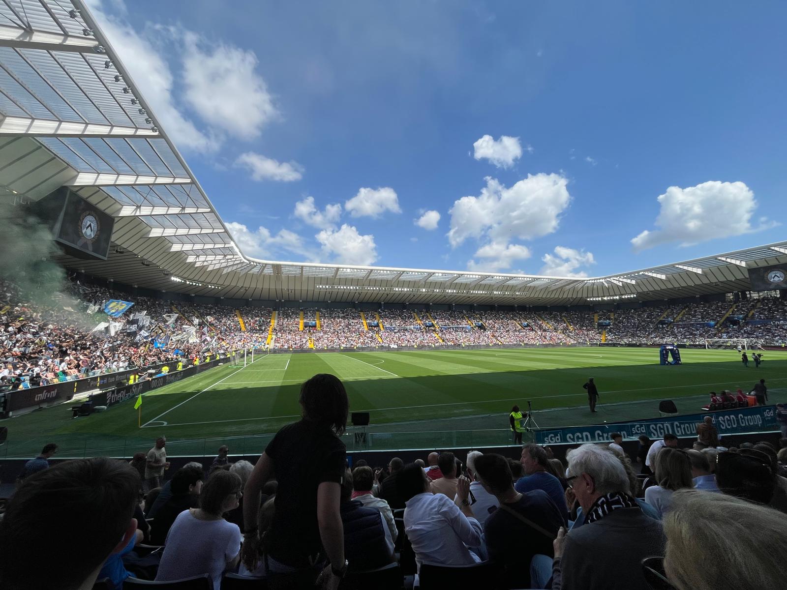 Udinese Calcio vicina alle comunità colpite dall’alluvione, le famiglie di Cormons e Romans ospiti allo Stadio 