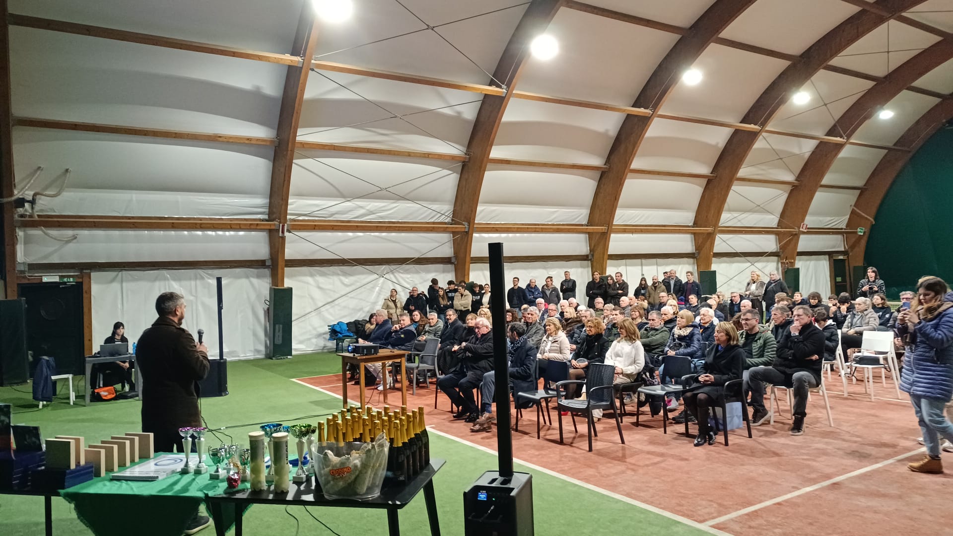 Il Tennis Campagnuzza celebra mezzo secolo di attività e presenta il nuovo campo coperto
