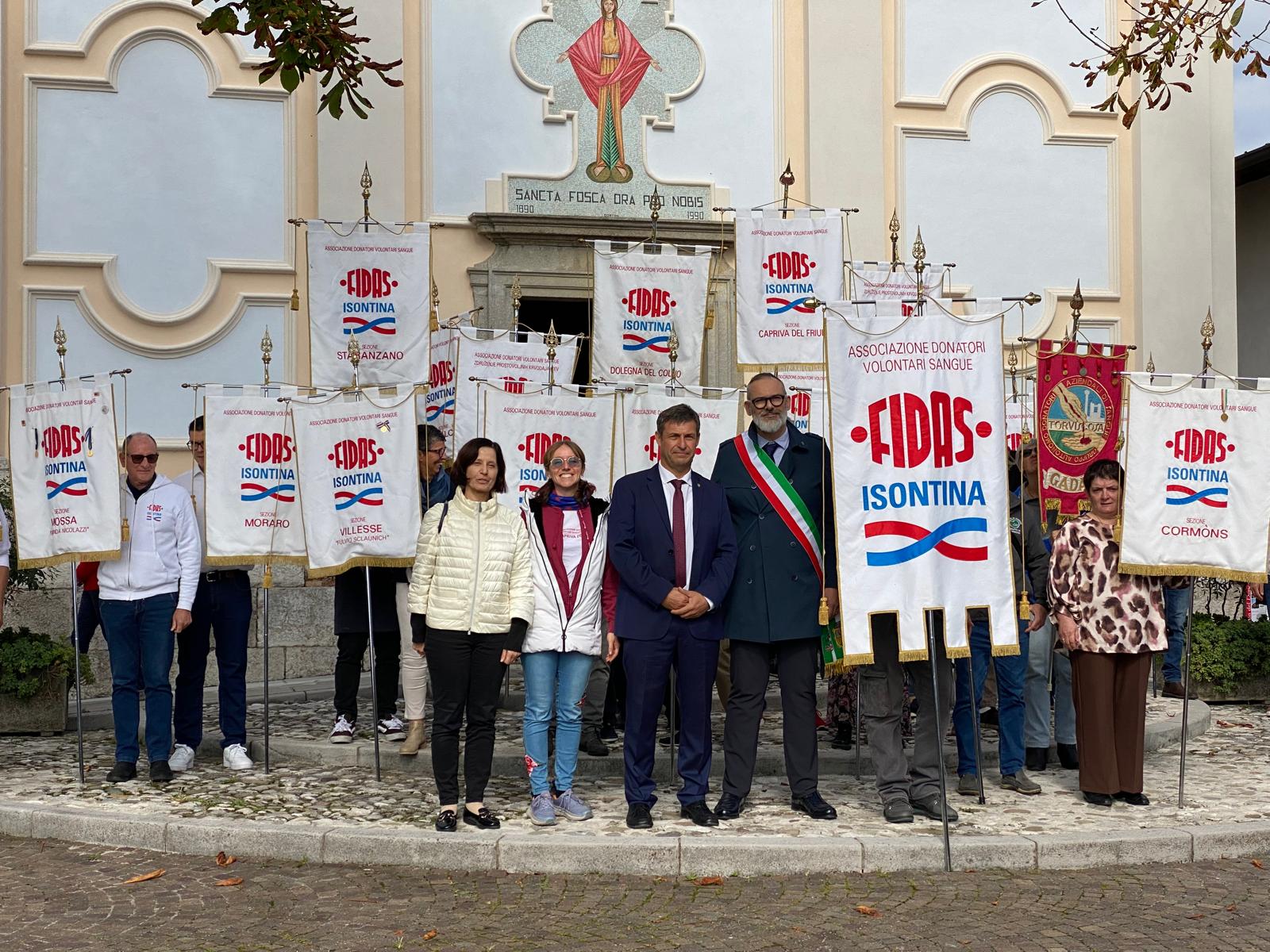 Immagine per Borgnano in festa con i Donatori di Sangue, Edi Kristancig premiato per le sue 126 donazioni