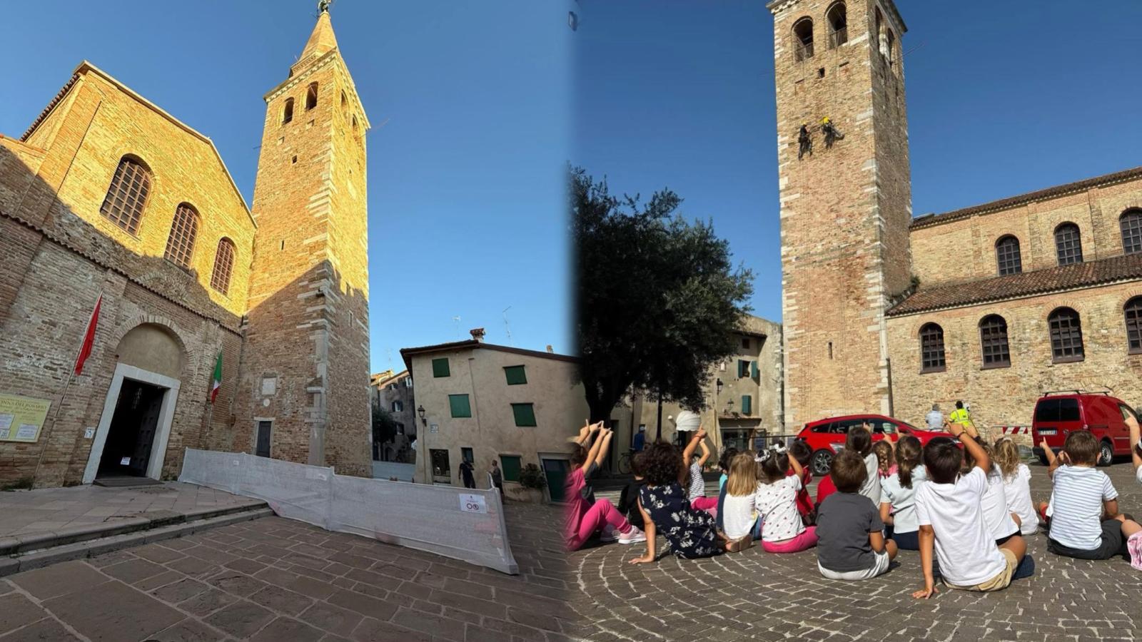 Grado, il campanile di Sant’Eufemia non ha rischi strutturali ma rimane sotto osservazione. Urgenti i lavori di restauro
