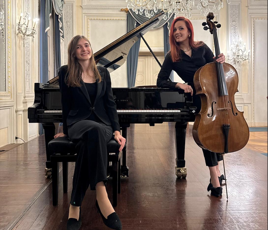 Immagine per Monfalcone, l'esibizione live del duo Fonda e Šušnica sulle note del Romanticismo tedesco