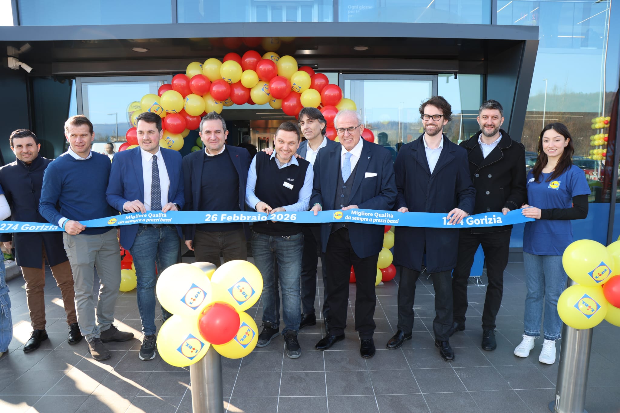 Immagine per Gorizia, apre Lidl in via Marani: inaugurato il punto vendita. Sono 5 i posti di lavoro