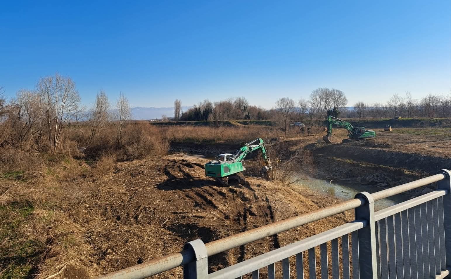 Immagine per Lavori agli argini del Judrio. Ecco quanto svolto e cantieri attivi 