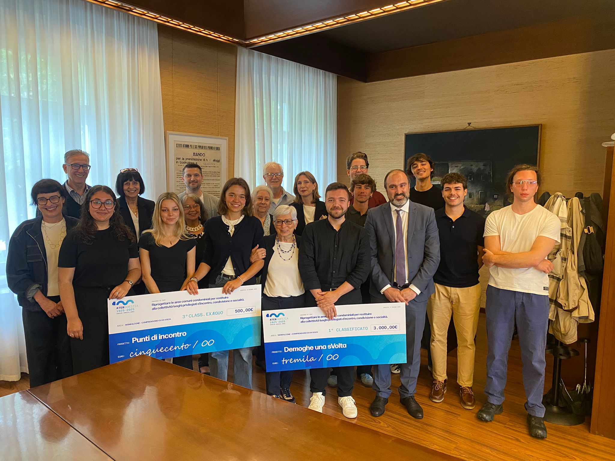Immagine per Gli studenti ridisegnano i quartieri Ater: premiate le idee per Straccis e Monfalcone