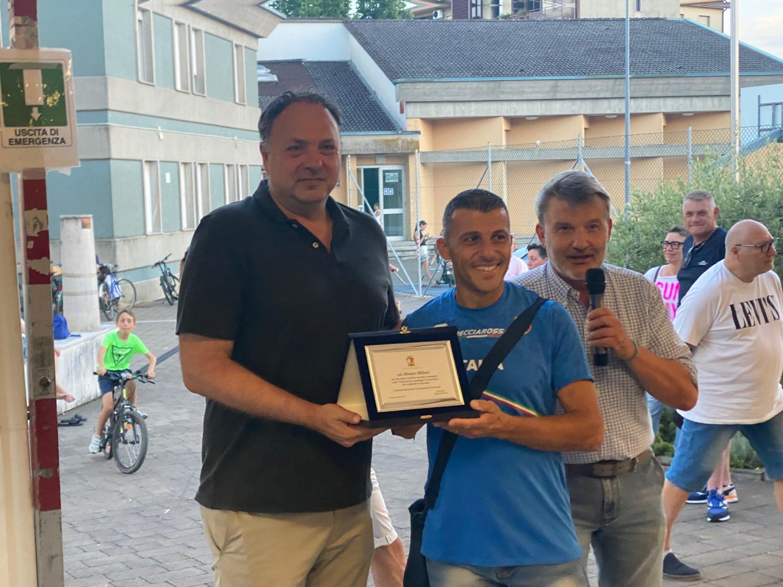 Immagine per Cormons omaggia Alessio Milani, campione italiano per il secondo anno alla 100 km del Passatore