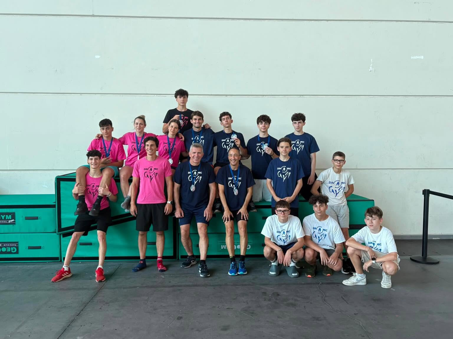 Immagine per Parkour, la Dinamic Gym di Gorizia trionfa ai Campionati Italiani con il titolo a squadre in Serie A e B