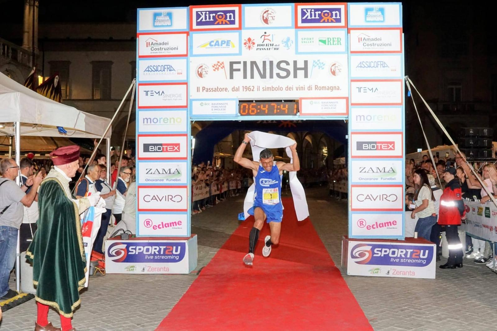 Alessio Milani vince ancora la 100 km del Passatore: bis e titolo italiano per il portacolori dell'Atletica Monfalcone