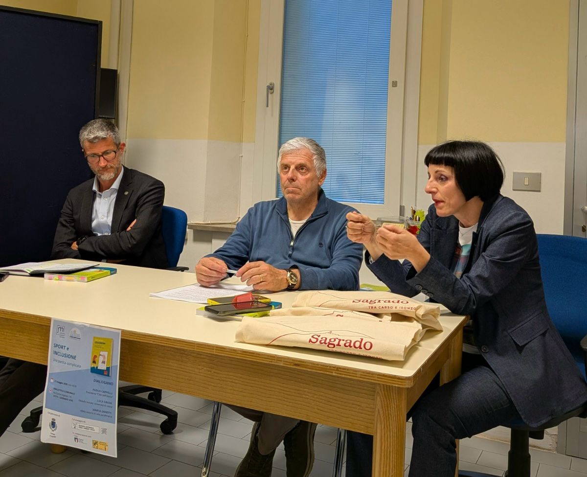 Immagine per Sagrado, inclusione nello sport: ne parlano il filosofo Luca Grion e la velista Marta Zanetti  