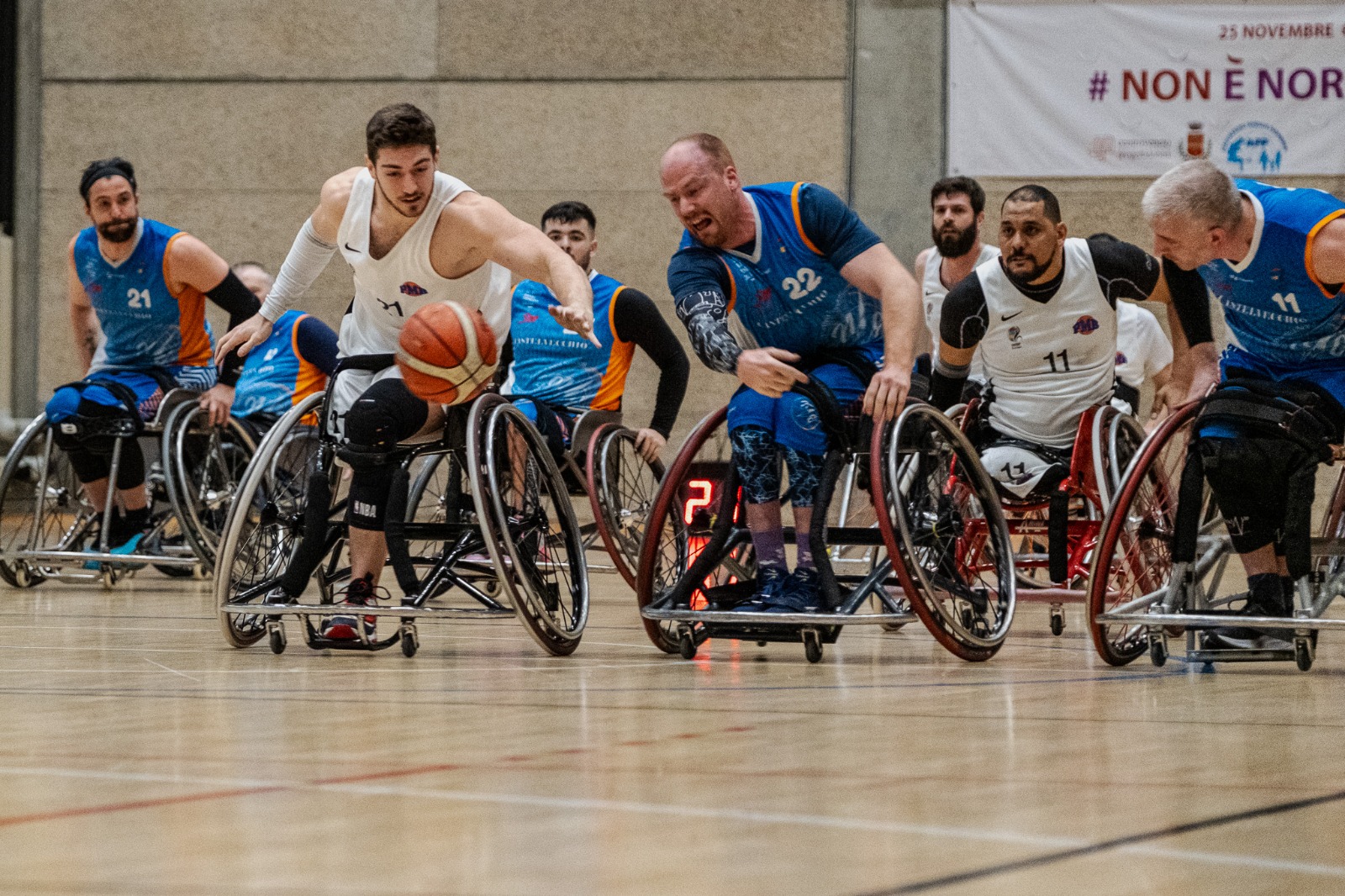 Immagine per Basket  in carrozzina, Castelvecchio terza in classifica: sfumano i play-off dopo il ko a Piombino Dese