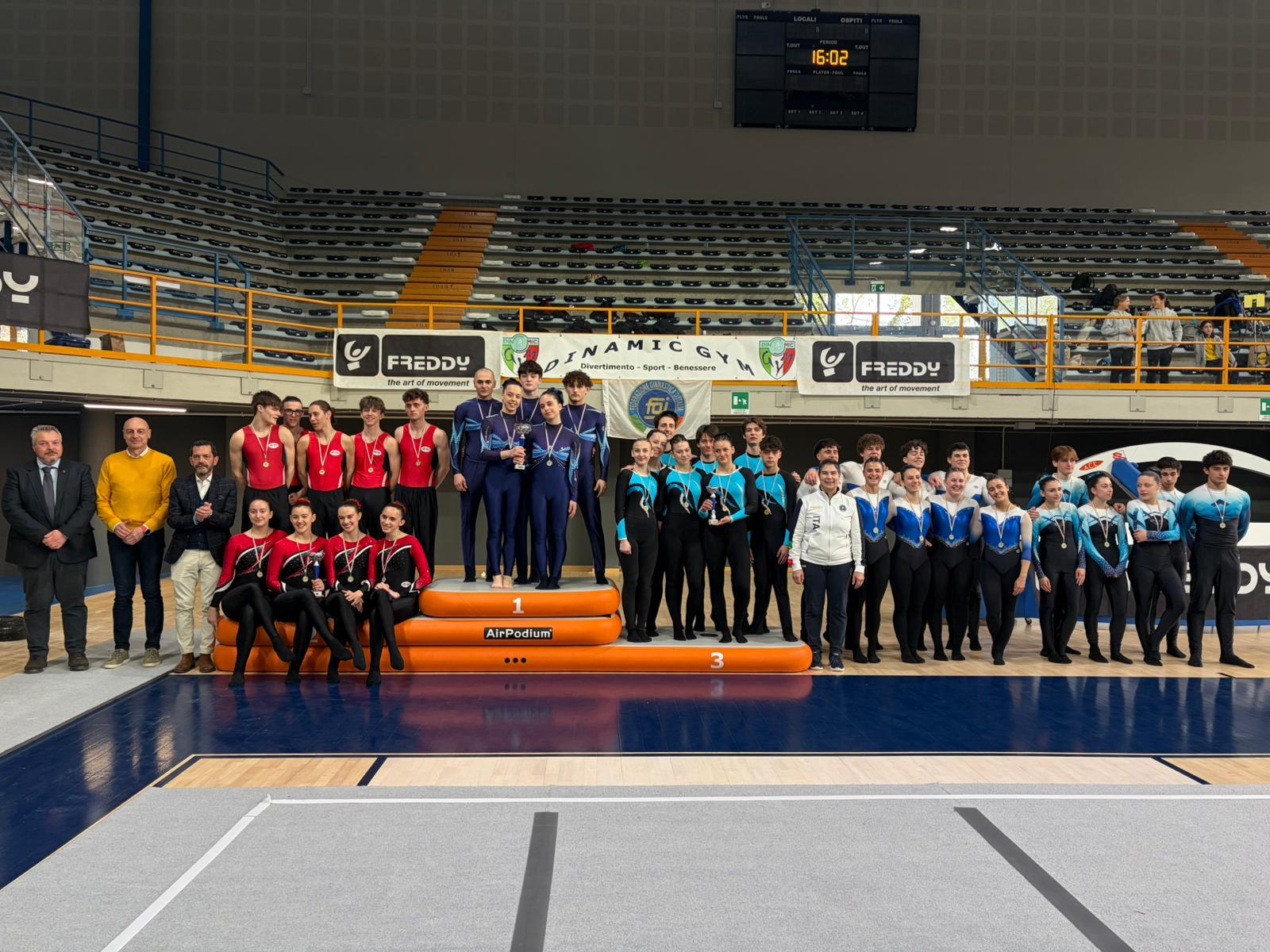Immagine per Fotonotizia - Dinamic Gym sul podio del Campionato Gold di Teamgym a Gorizia