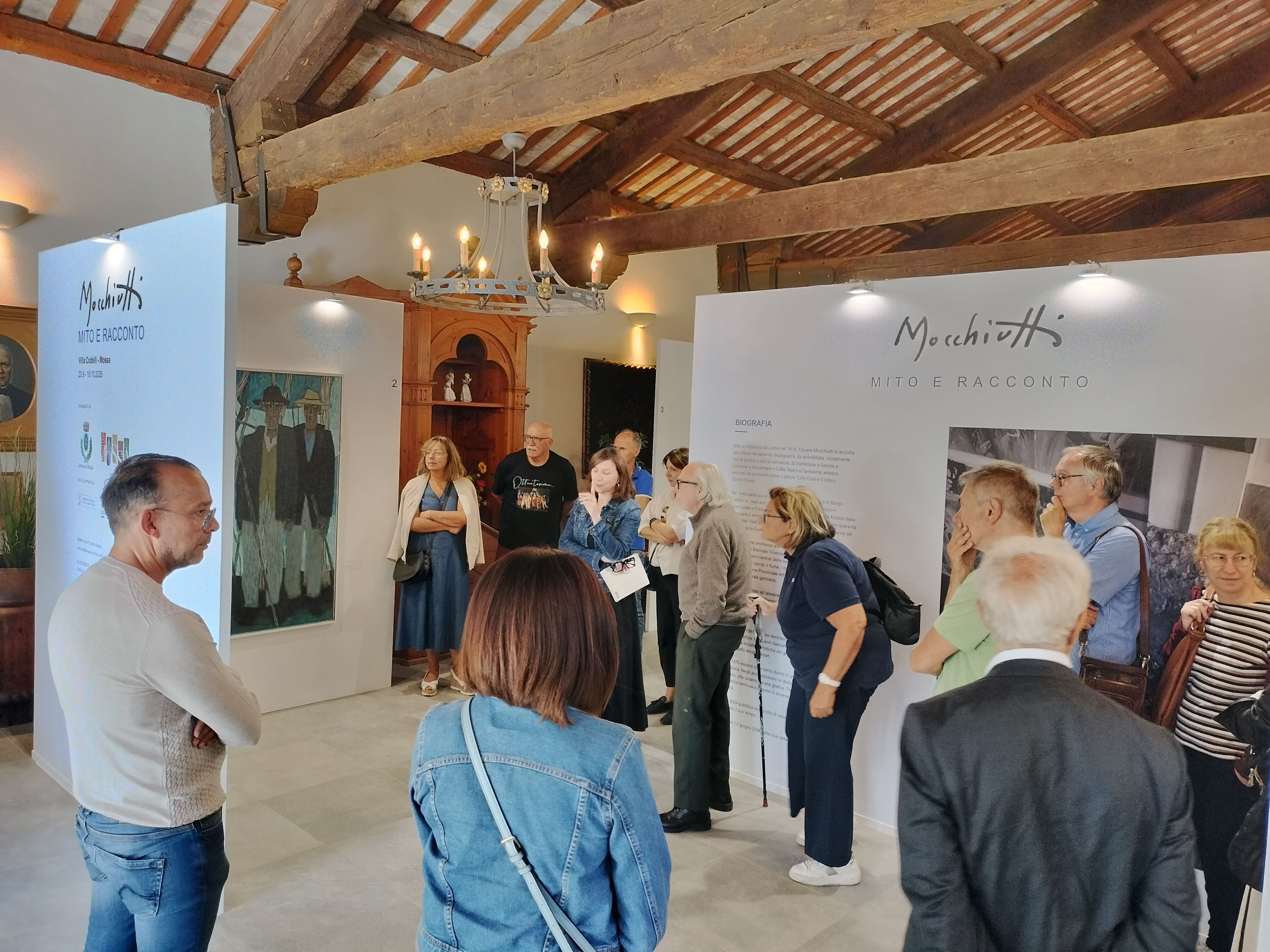 Immagine per Mossa, 200 visitatori per la mostra su Mocchiutti: pubblico arrivato anche da Austria e Slovenia