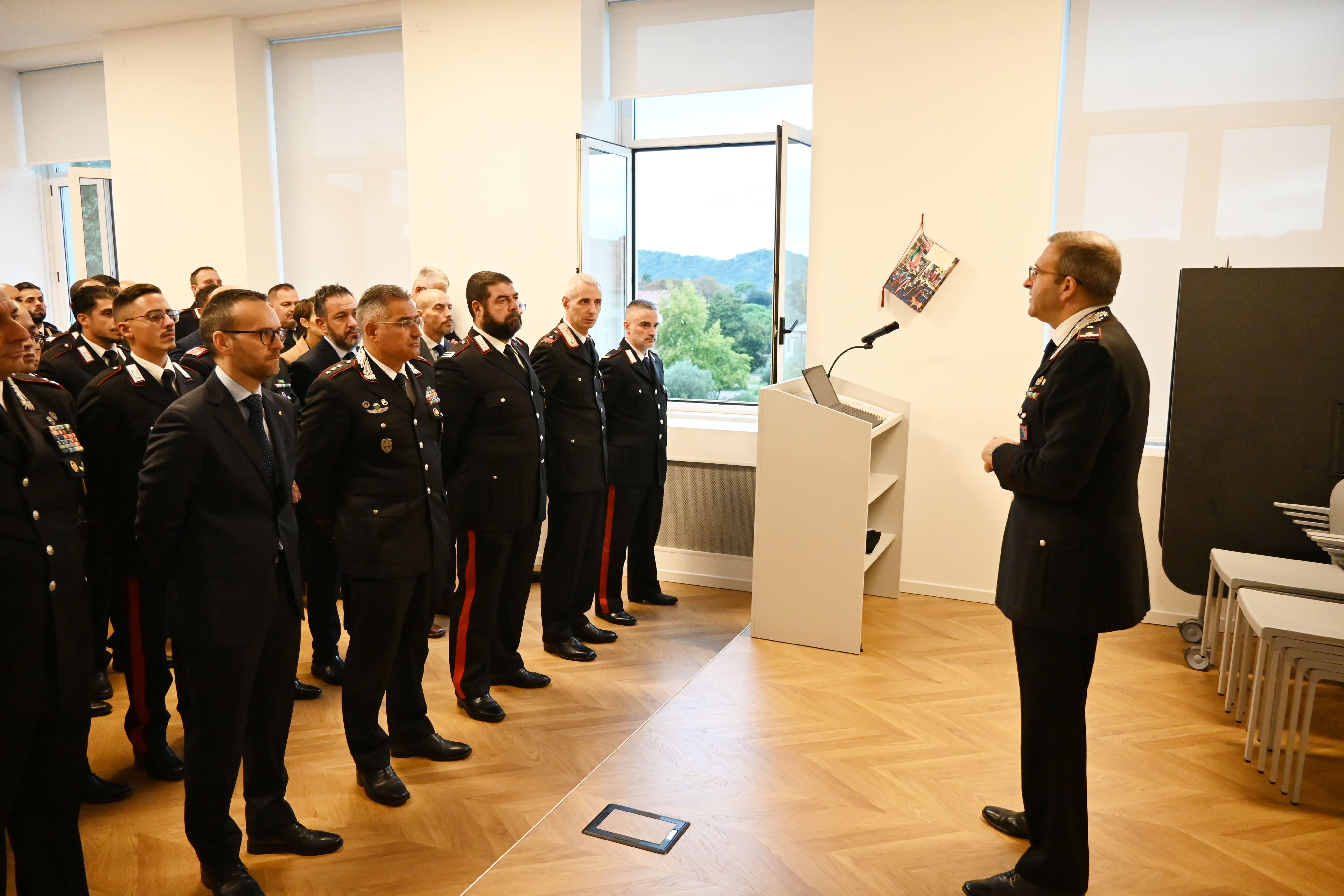 Immagine per Fotonotizia -  Il generale Petitto, Comandante dei Carabinieri del Friuli Venezia Giulia, in visita a Gorizia