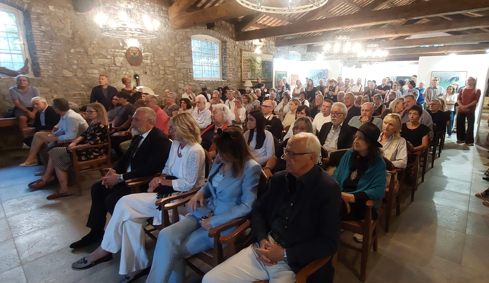 Immagine per Mossa, 20 anni dalla scomparsa di Cesare Mocchiutti: inaugurata la mostra 'Mito e racconto’ 