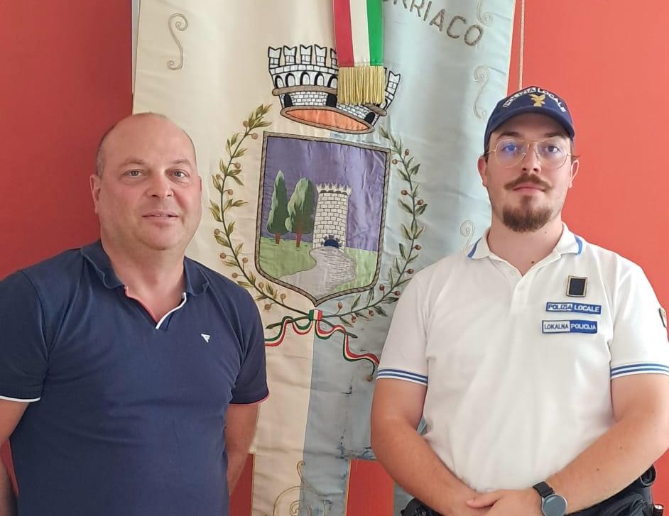 Nuovo agente della Polizia Locale a Turriaco: Michelangelo Tamos subentra ad Alessandro Paesini 