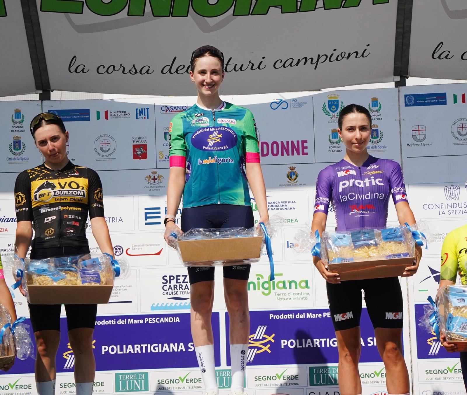 Ciclismo, la goriziana Elena D'Agnese terza al Giro della Lunigiana Donne