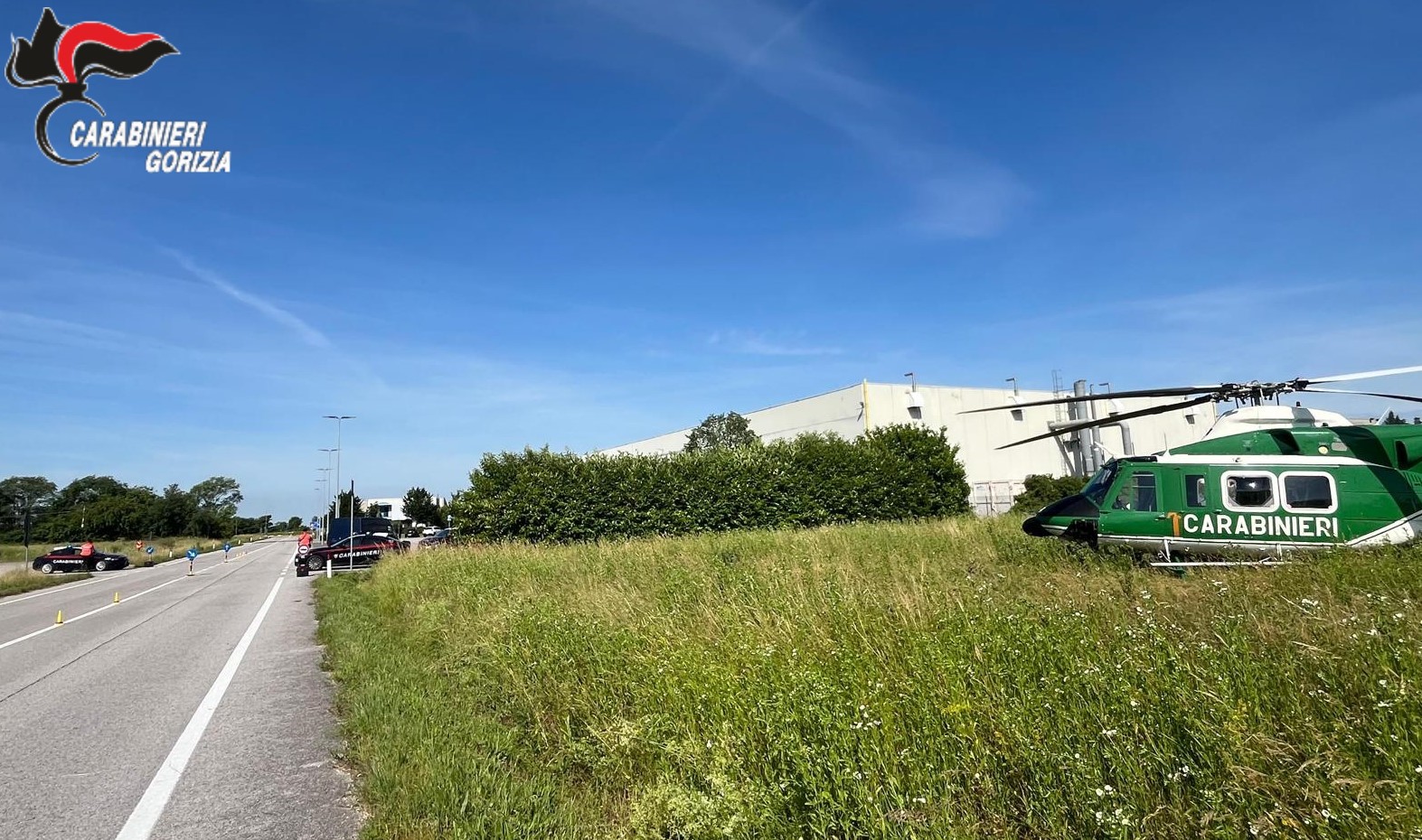 Controlli estesi sulla fascia confinaria di Gorizia, attivato l'elicottero da Belluno