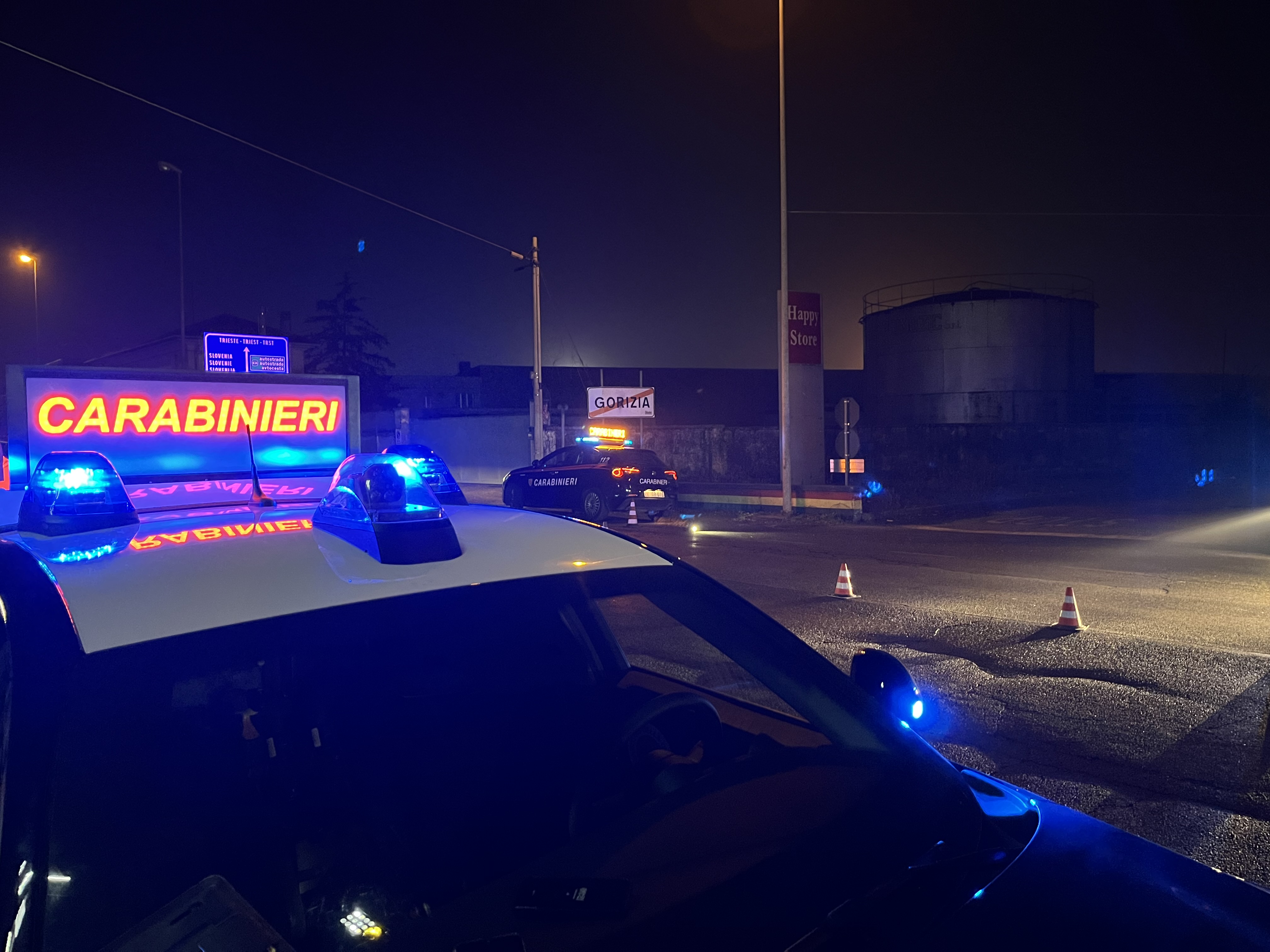 Copertina per Capodanno con alcoltest e controlli sulle strade a Gorizia, sei Daspo a ubriachi