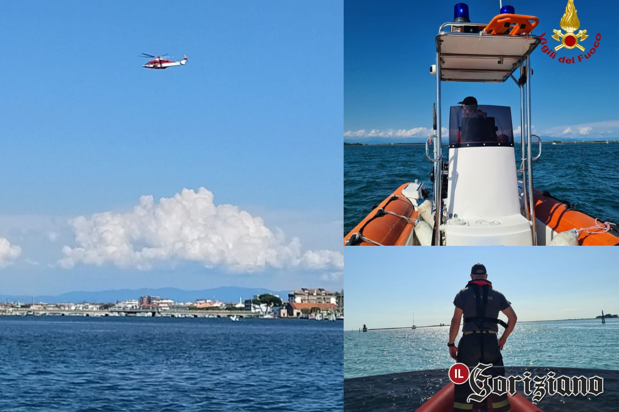 Immagine per Grado, 60enne tedesco disperso in mare: ricerche anche con l'elicottero