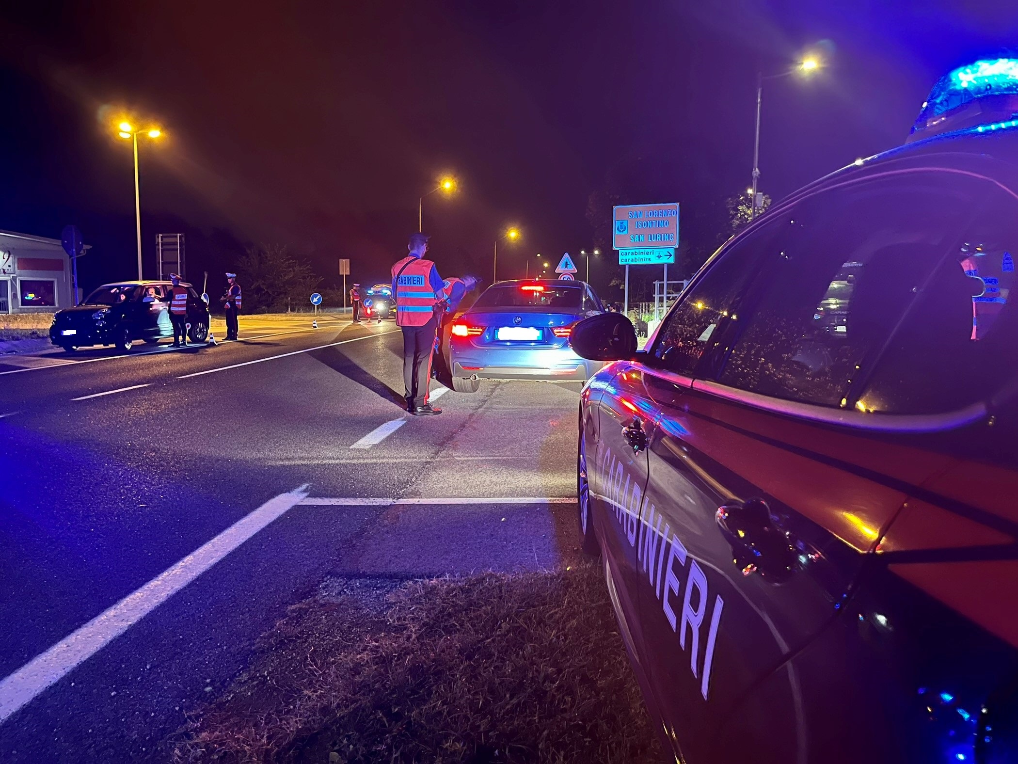 Copertina per Gorizia, alcol test alla guida: due autisti oltre il limite nel weekend