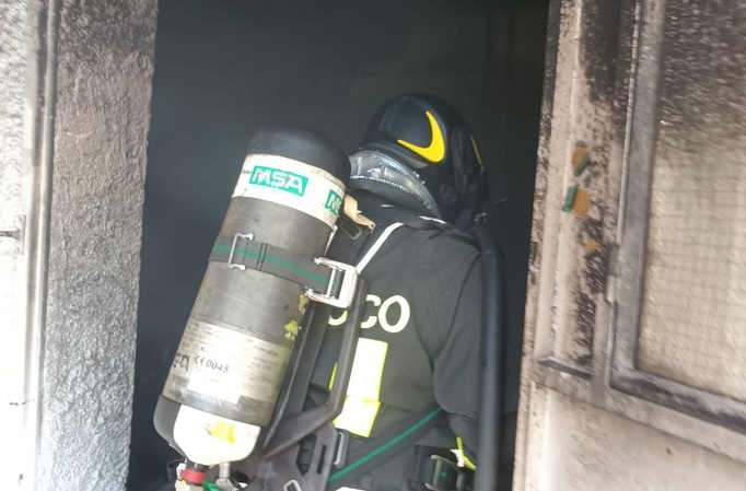 Immagine per Rischio incendio in una casa a Romans d'Isonzo, fiamme nel vano caldaia