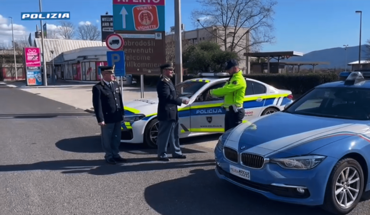 Copertina per Gorizia, inseguimento oltreconfine per la polizia italiana: arrestato 24enne e tre in fuga