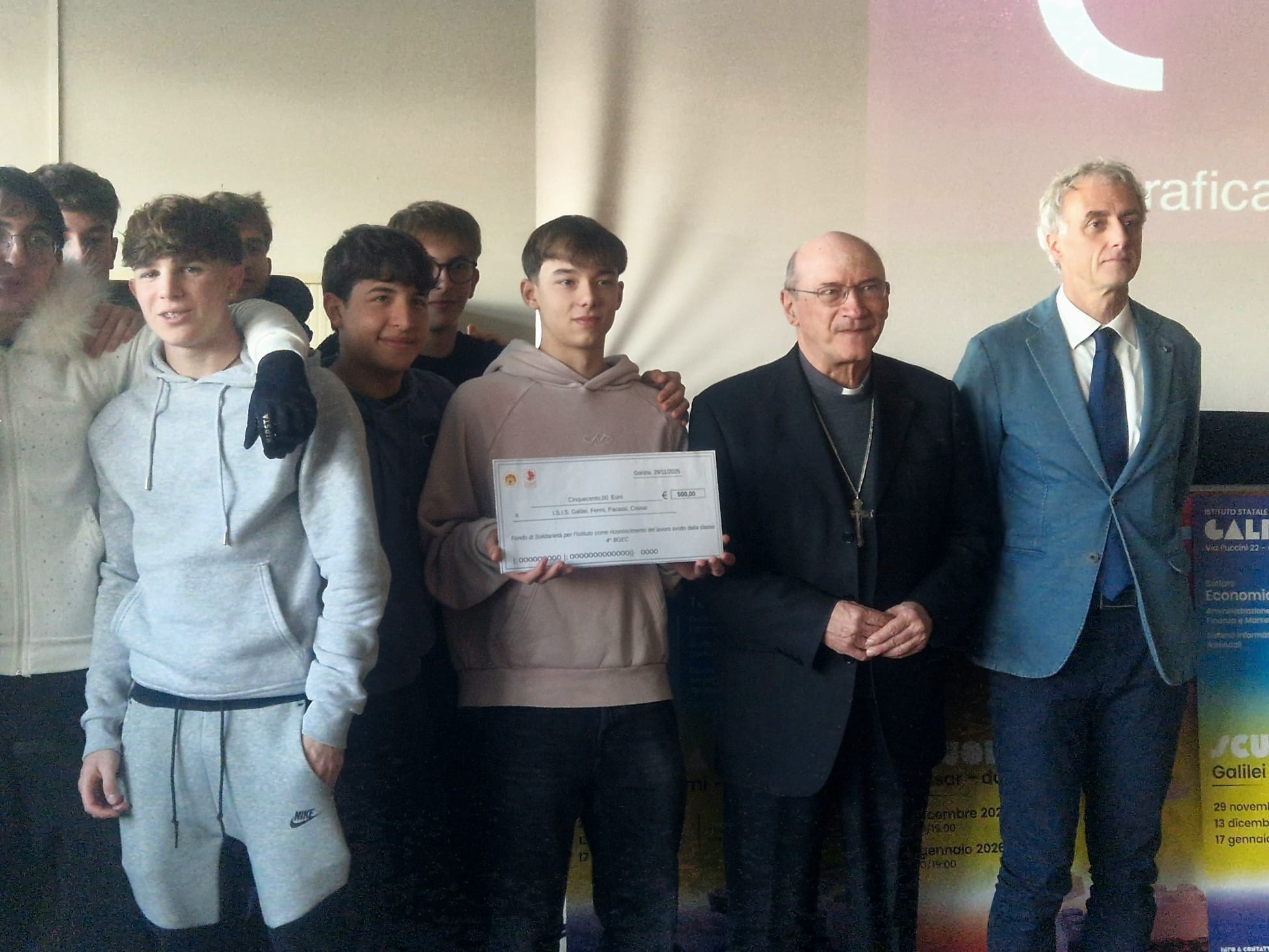 A scuola di solidarietà e volontariato, il 'Galilei' di Gorizia sostiene la Caritas Diocesana