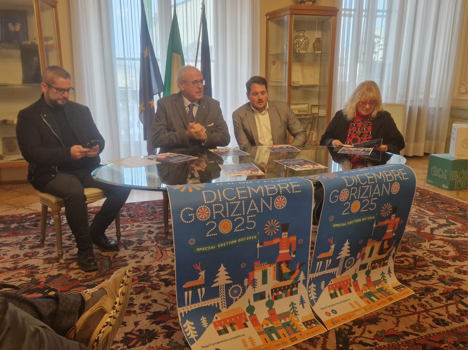 Immagine per Animazione per famiglie, concerti, piste di ghiaccio e droni: la ‘Special edition’ del Dicembre Goriziano proietta la città nel futuro