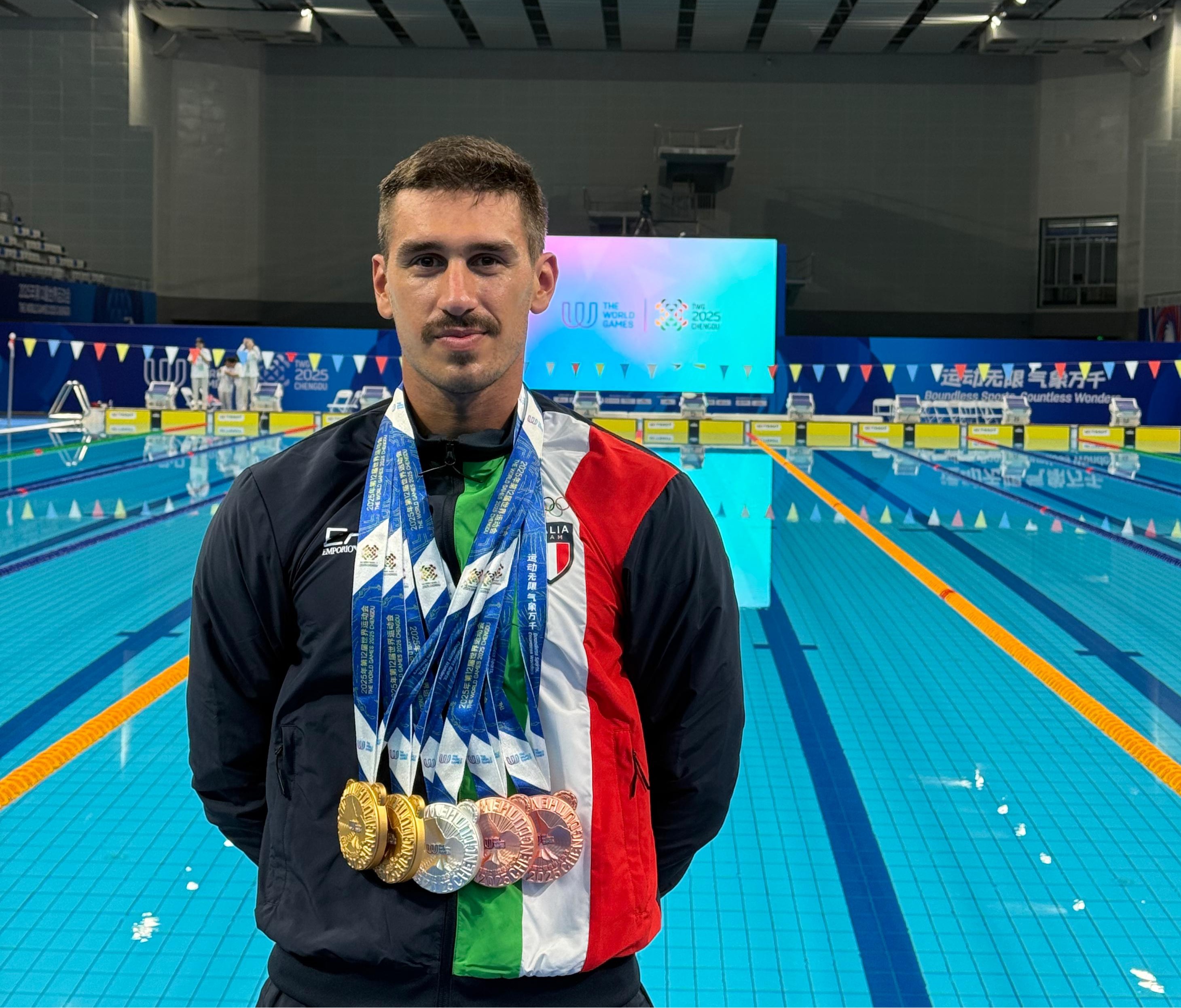 Copertina per Francesco Ippolito vola nel nuoto per salvamento conquistando la Cina