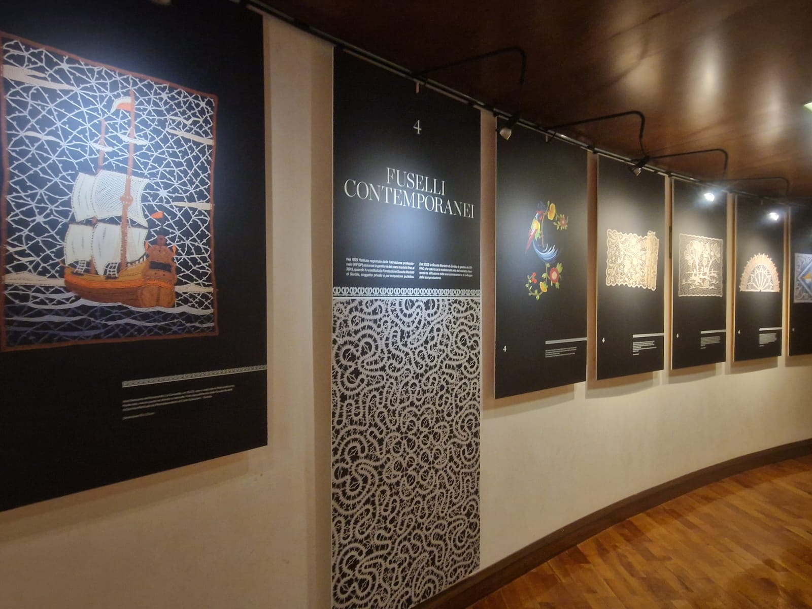 Il merletto goriziano in esposizione fino al 2 febbraio nella sede del Consiglio regionale di Trieste