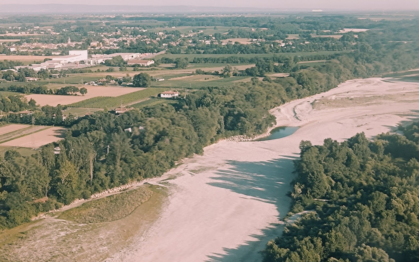 Isonzo in ginocchio per la siccità, Gradisca chiude la fontana