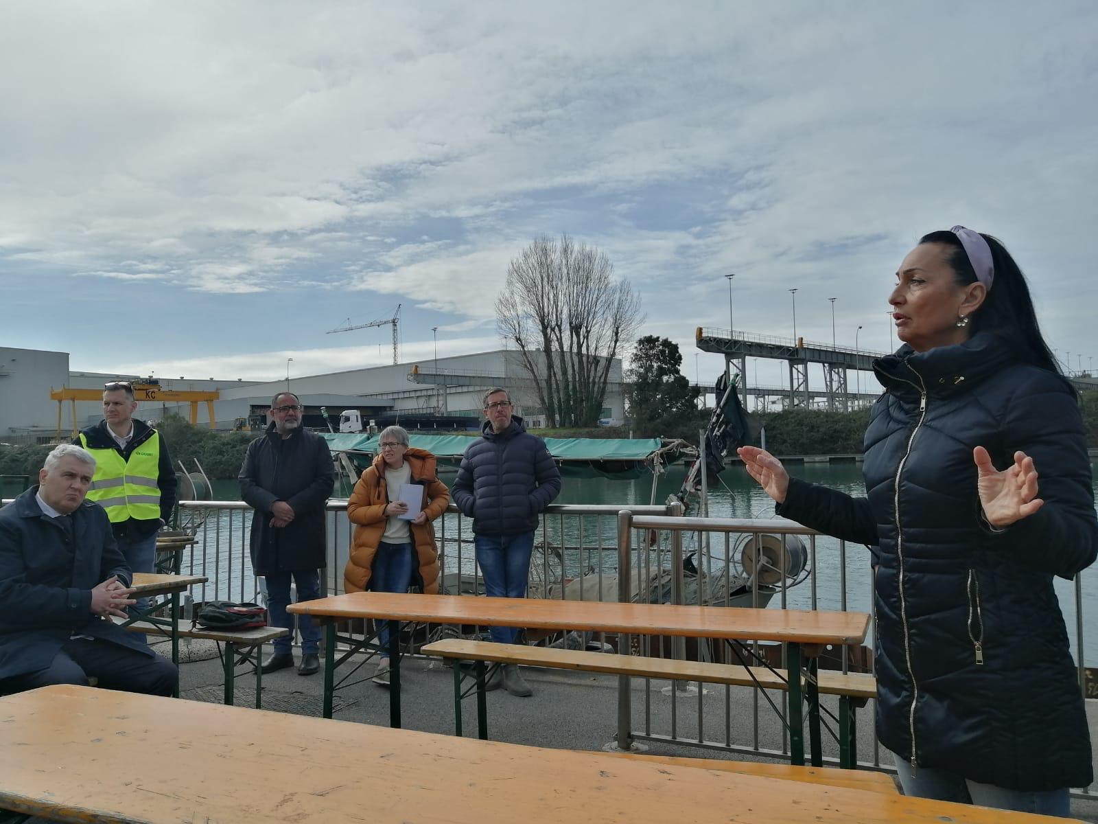 Immagine per A Monfalcone prende forma il punto più a nord del Mediterraneo