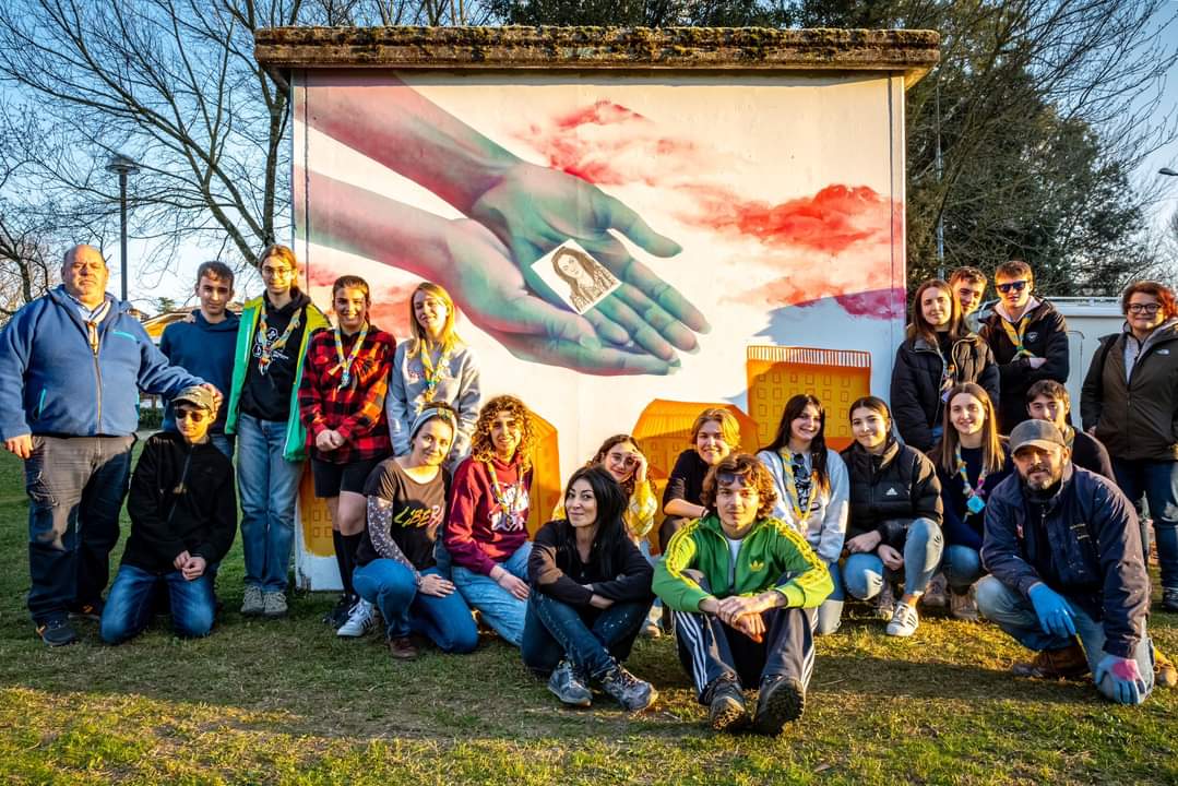 Immagine per Il grande murales dei ragazzi donato a Gradisca, in ricordo di Rossella