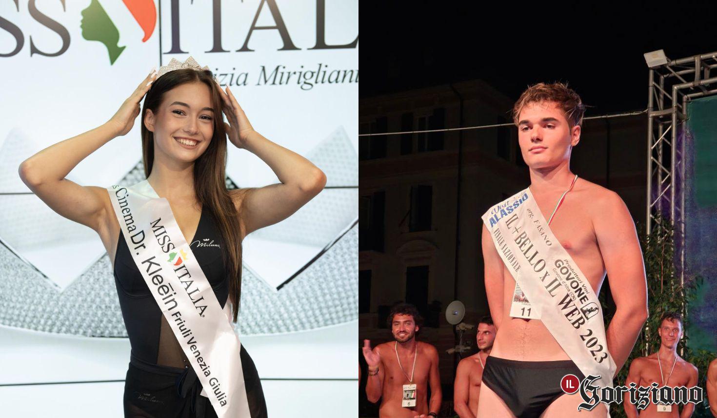 Aurora tra le Miss, Antonino il Più bello per il web: fasce a Sistiana e Ronchi
