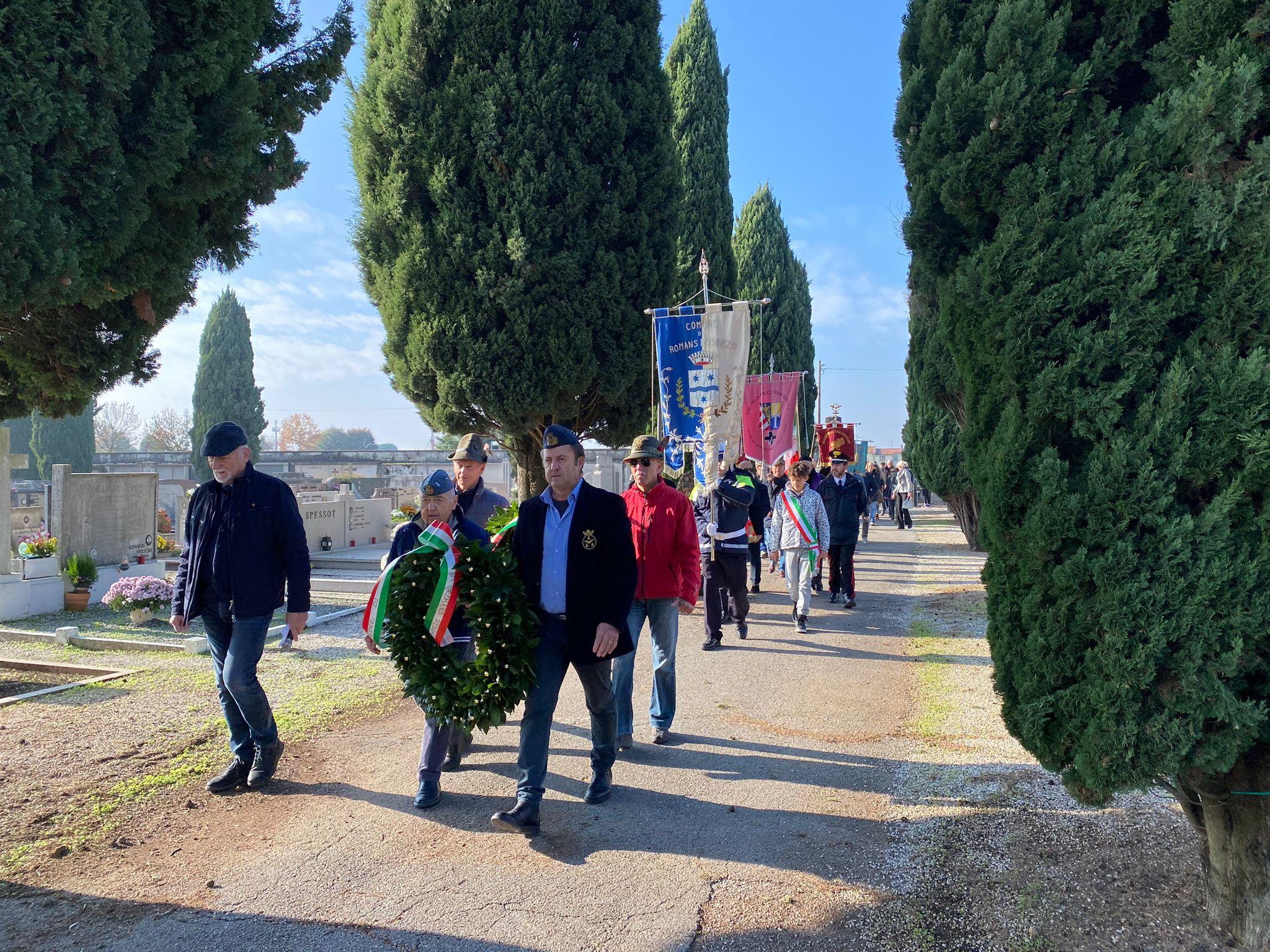 Immagine per La memoria dei caduti sotto l'Impero, testimone ai ragazzi di Romans