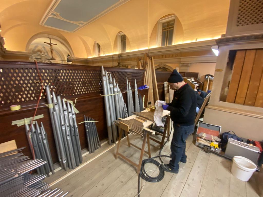 Immagine per Ronchi, l'organo restaurato di San Lorenzo torna finalmente a suonare