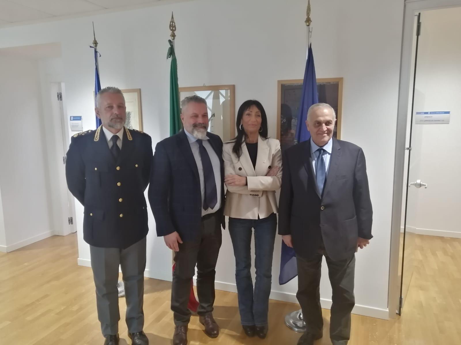 Il nuovo questore Di Ruscio in visita a Monfalcone, «vince chi gioca in squadra»