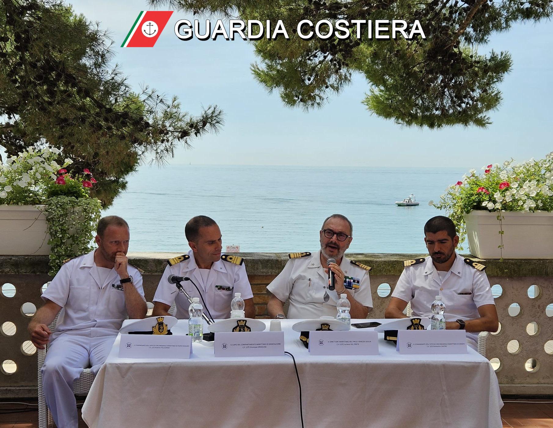 Mare e laghi sicuri, l'operazione della Guardia costiera spiegata a Grado
