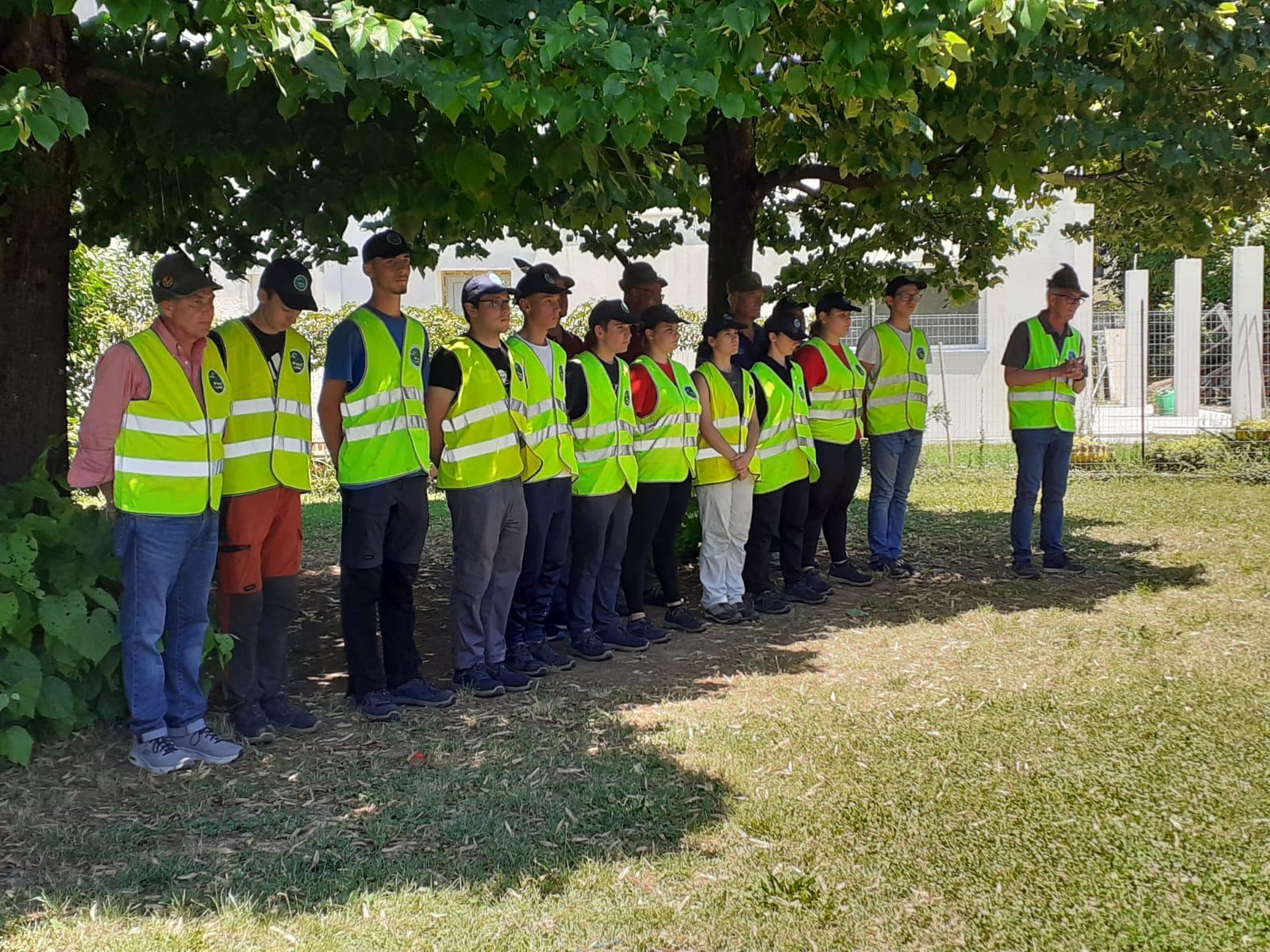 Immagine per La trincea Mazzoldi pulita dagli studenti, italiani e austriaci insieme a Polazzo