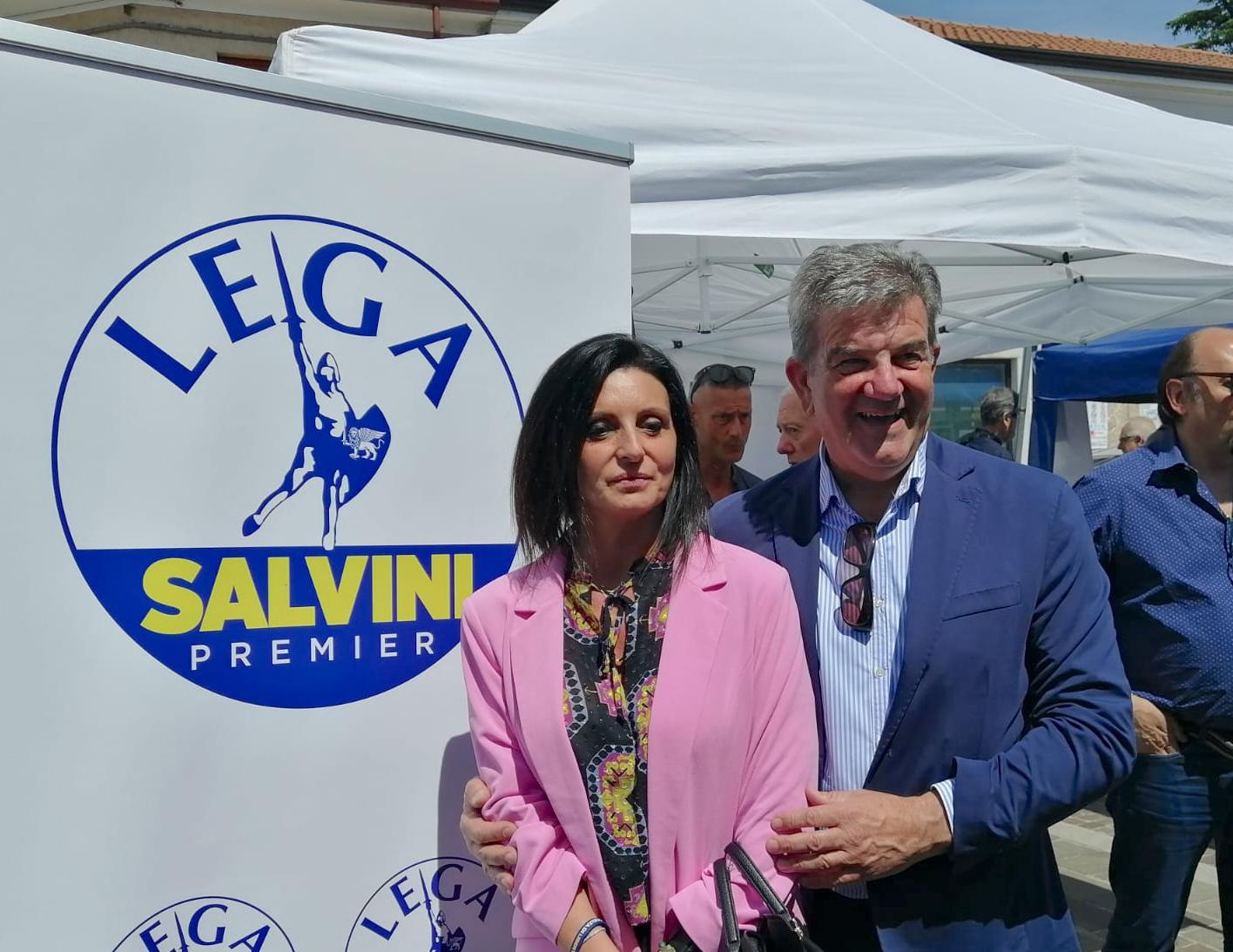 Copertina per La viceministro Gava in piazza con Venudo, corsa della Lega a Staranzano