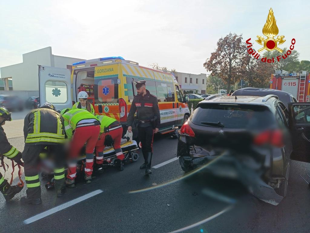 Immagine per Cormons, tamponamento a tre sulla provinciale 16
