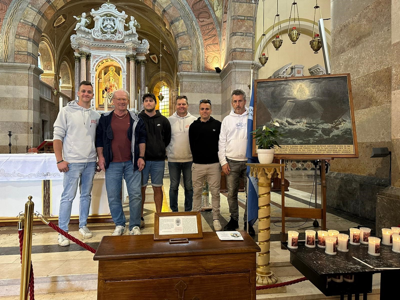 Un secolo tra fede e mare: il Primo Maggio dei pescatori gradesi in pellegrinaggio a Barbana