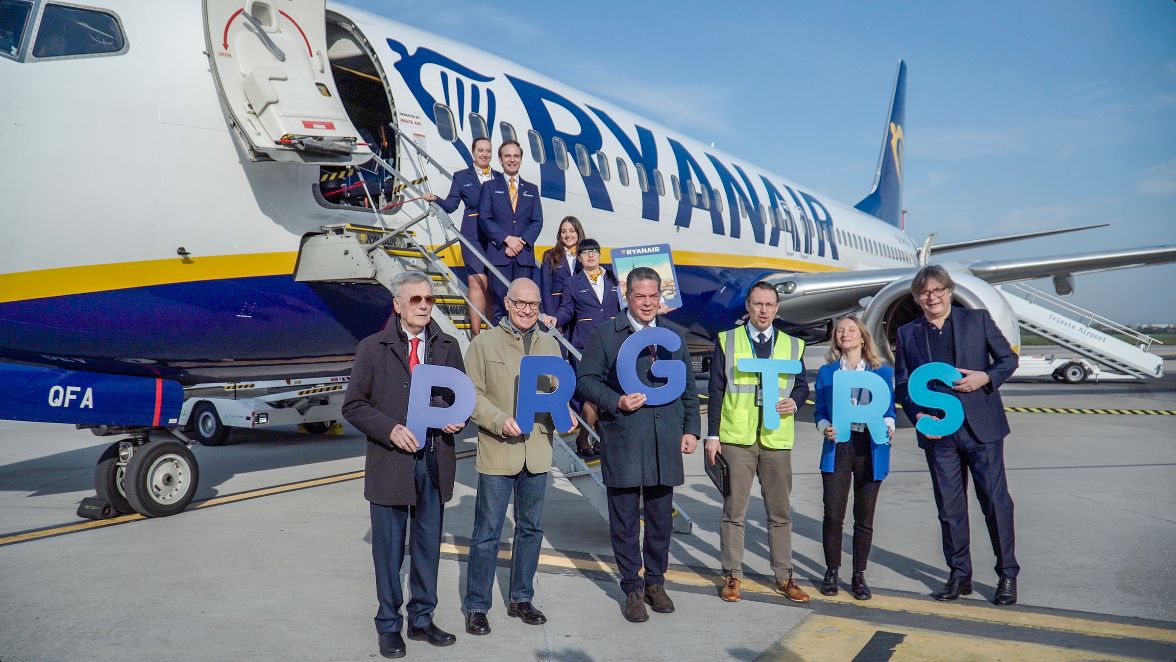 Immagine per Ronchi, nuovo volo Ryanair da Trieste Airport a Praga: un ponte tra storia e cultura