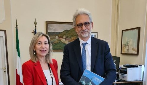 Copertina per Gorizia, il Console Generale di Francia a Milano François Bonet dal Prefetto Fedullo