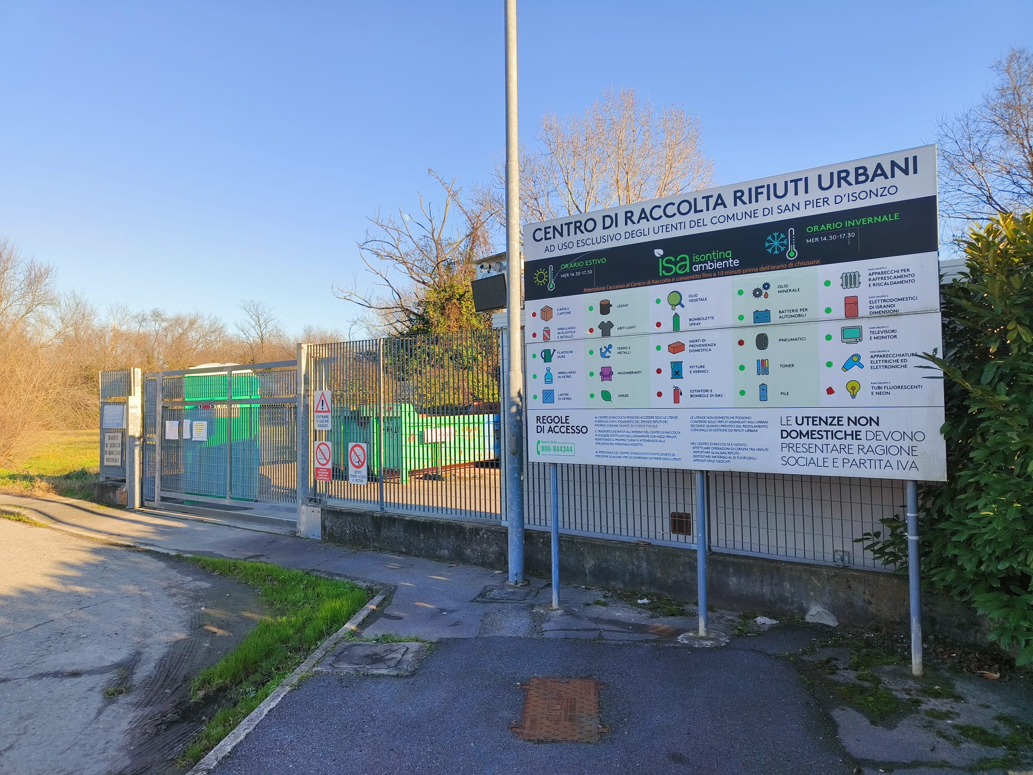 Immagine per San Pier, chiude l’ecopiazzola, servizio trasferito a Fogliano. Critica l'opposizione sanpierina