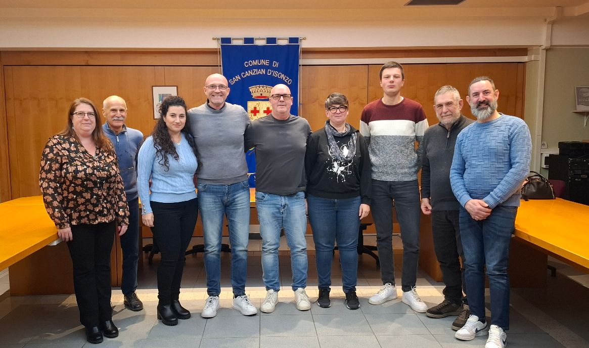 Immagine per Fotonotizia - San Canzian, l'amministrazione comunale incontra il nuovo direttivo del Pattinaggio Pieris