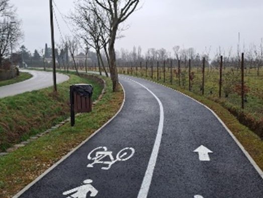 Immagine per Ruda, aperta la nuova pista ciclabile tra il cimitero di Saciletto e Alture 