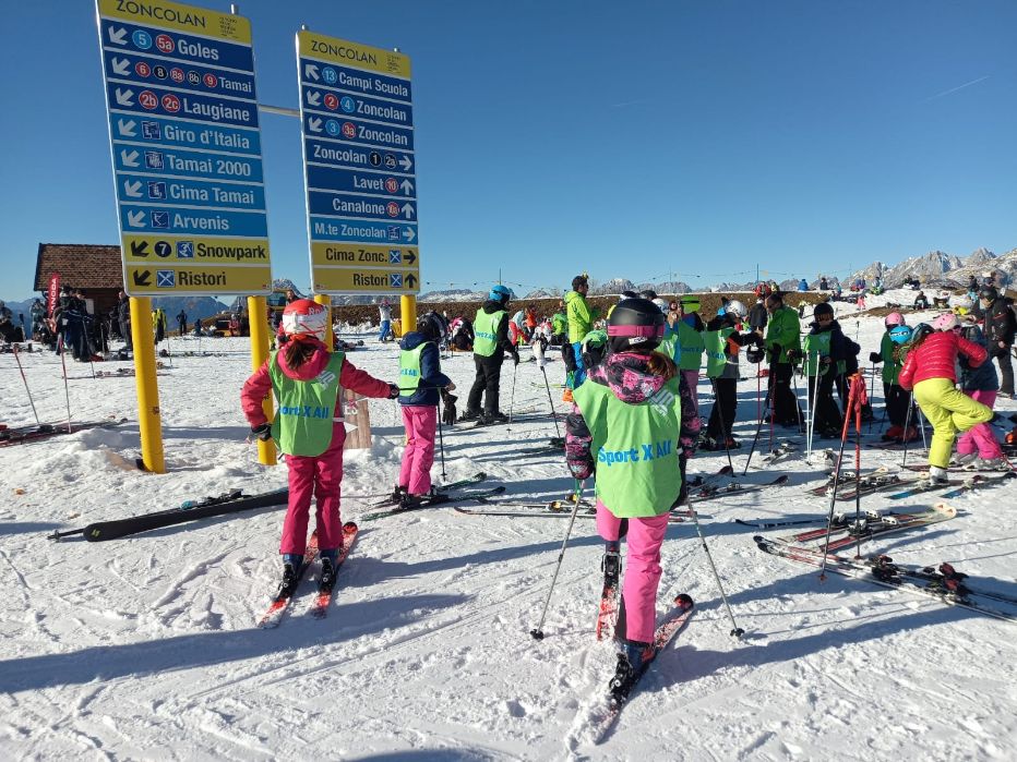 Immagine per Monfalcone, il messaggio inclusivo di Sport X All in ritiro sullo Zoncolan
